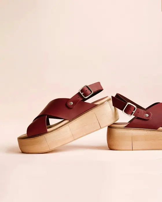 Orion Essentials Padded Wedge Sandals