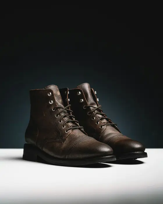 Eon Leather Leather Desert Boots