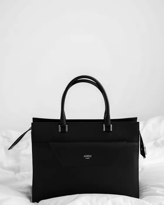 Eon Leather Croc-Effect Bucket Bag