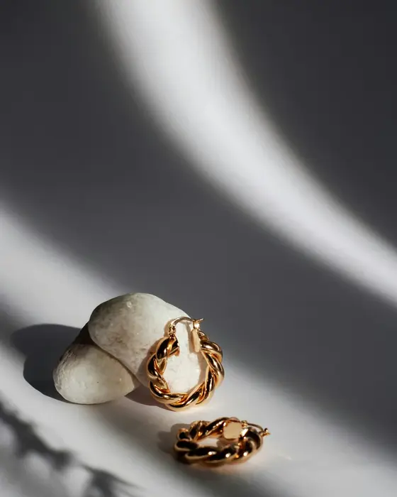 Lunaire Jewels 18K Gold-Plated Stud Earrings